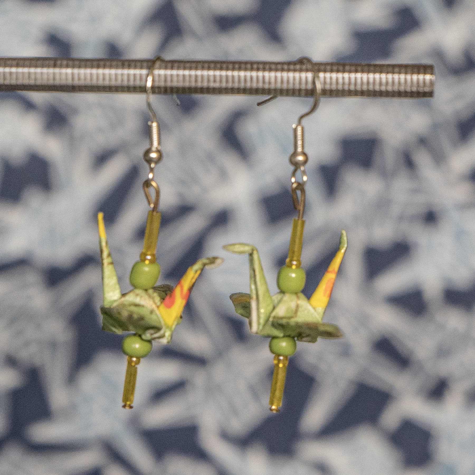 Origami Crane Earrings view 3
